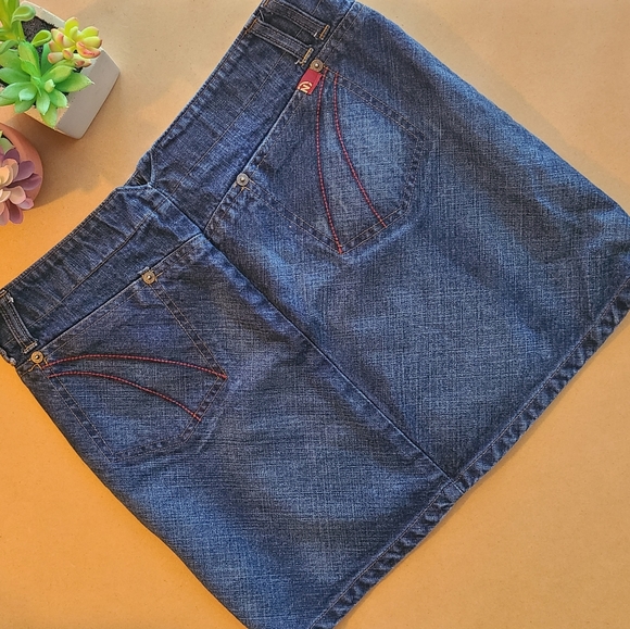 Nautica Mini Jean Skirt - Picture 3 of 7